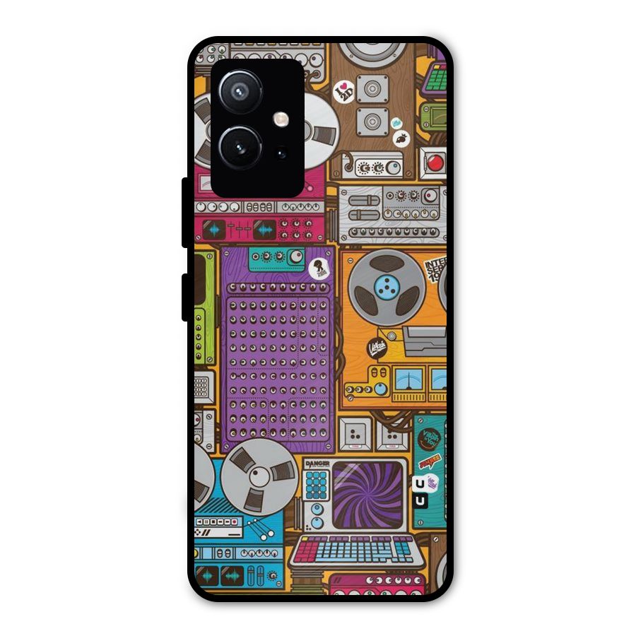 Music Decks Metal Back Case for Vivo T1 5G