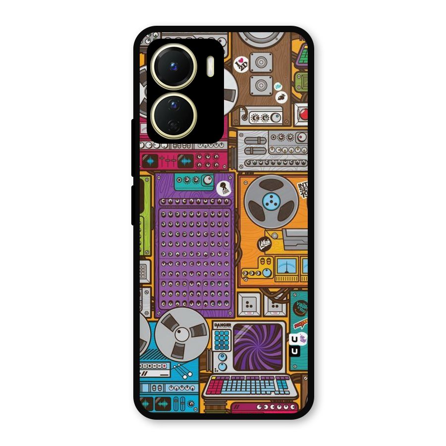 Music Decks Metal Back Case for Vivo T2x