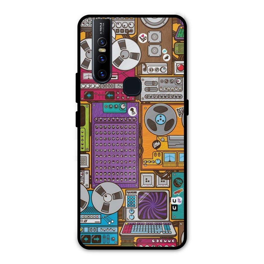 Music Decks Metal Back Case for Vivo V15