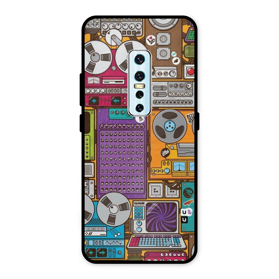 Music Decks Metal Back Case for Vivo V17 Pro