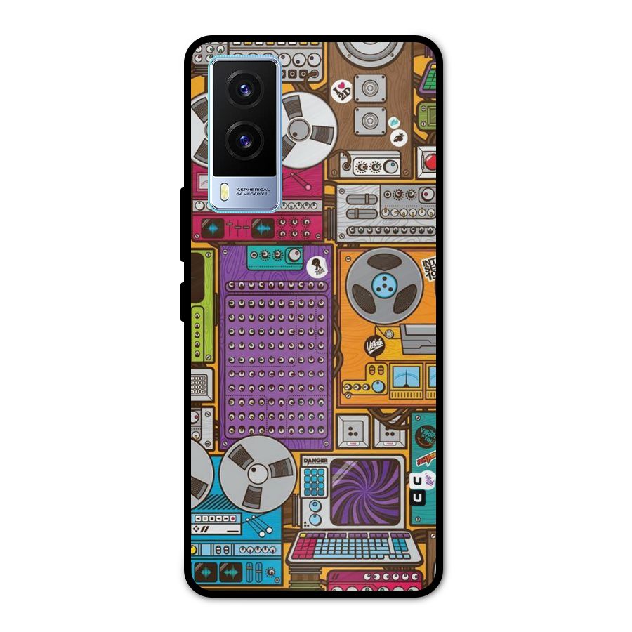 Music Decks Metal Back Case for Vivo V21e 5G