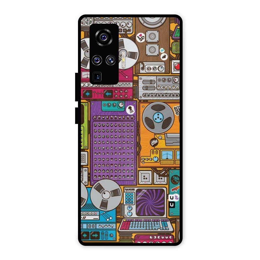 Music Decks Metal Back Case for Vivo X50 Pro