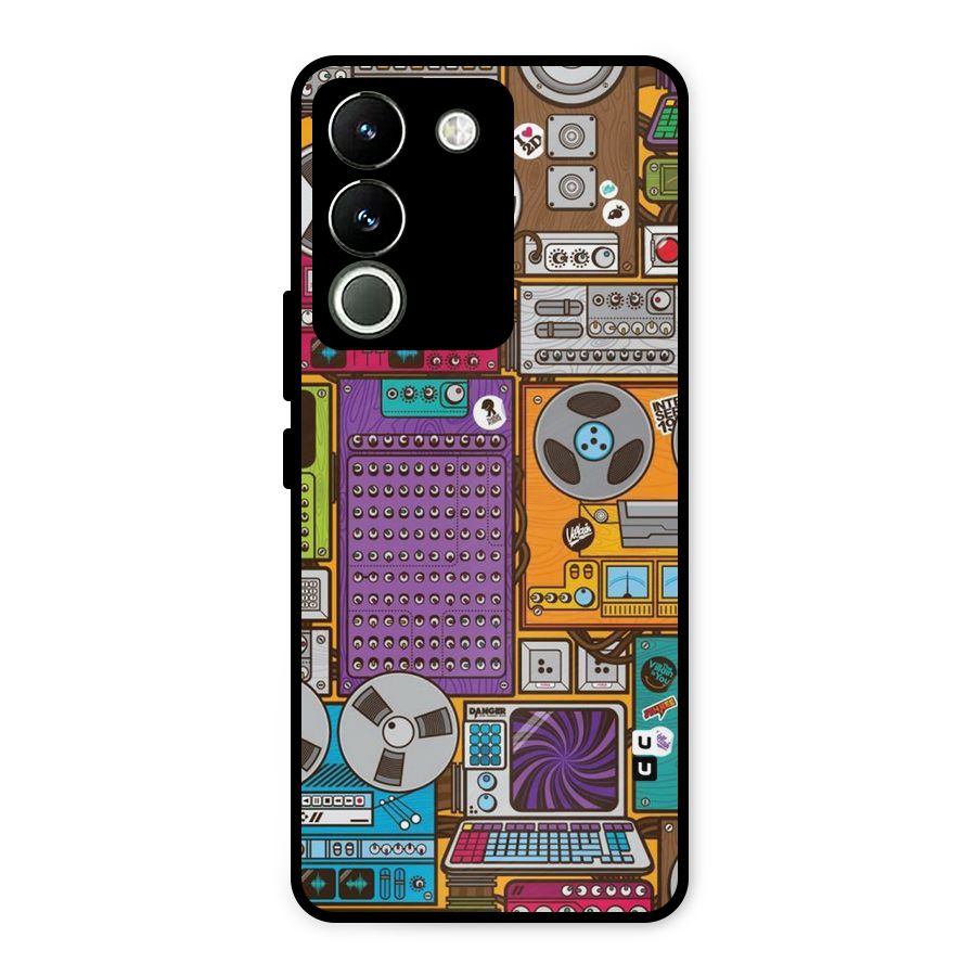 Music Decks Metal Back Case for Vivo Y200