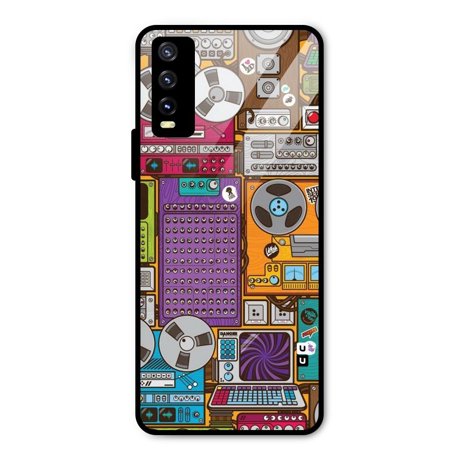 Music Decks Metal Back Case for Vivo Y20g
