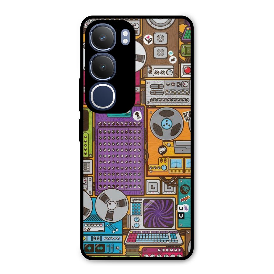 Music Decks Metal Back Case for Vivo Y29