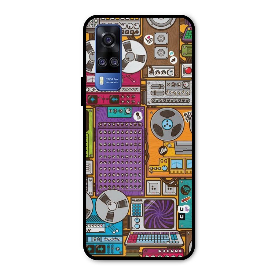 Music Decks Metal Back Case for Vivo Y31
