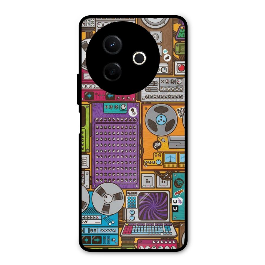 Music Decks Metal Back Case for Vivo Y39