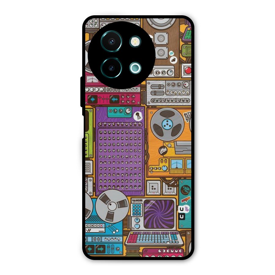 Music Decks Metal Back Case for Vivo Y58