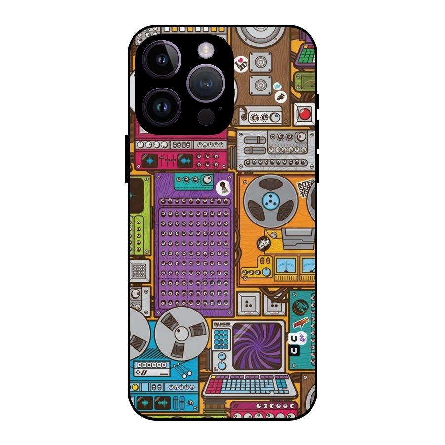 Music Decks Metal Back Case for iPhone 14 Pro Max
