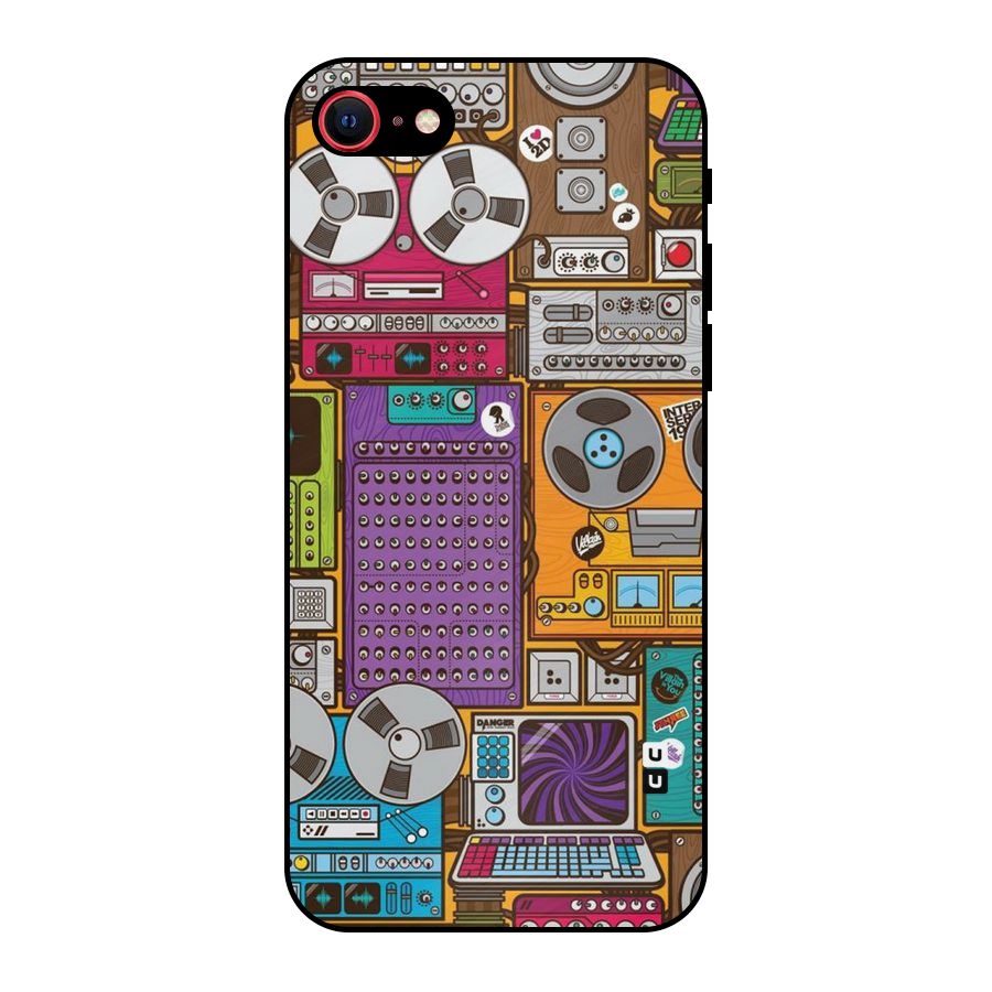 Music Decks Metal Back Case for iPhone 8