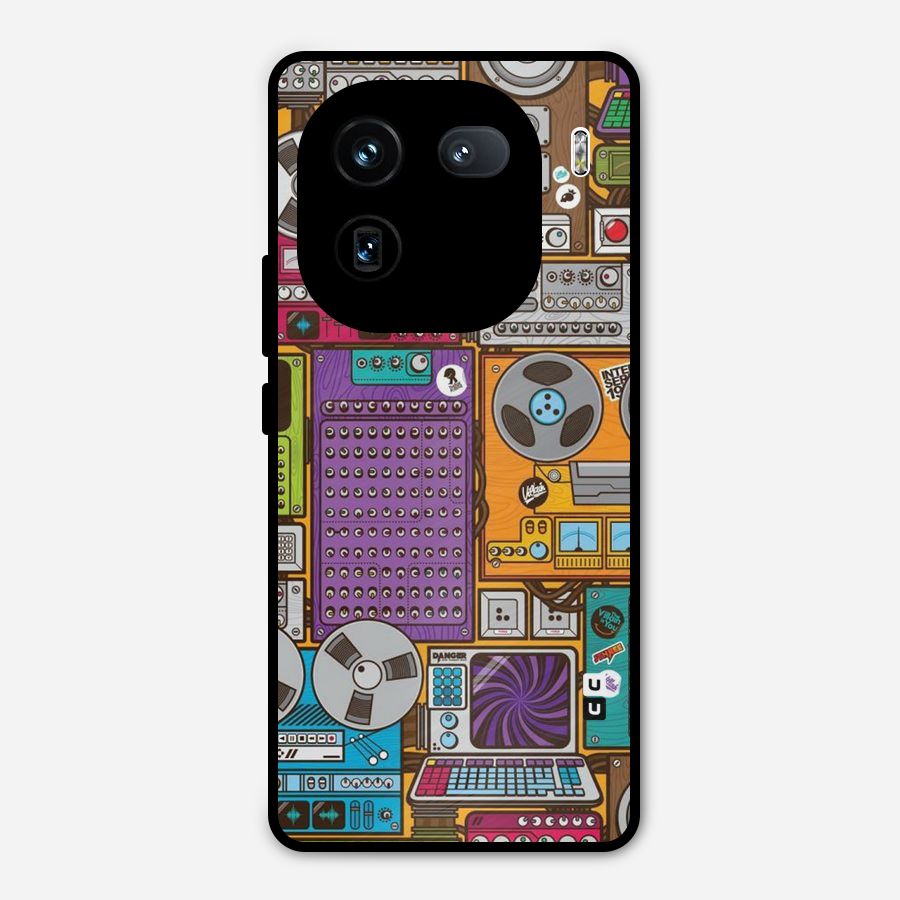Music Decks Metal Back Case for iQOO 12