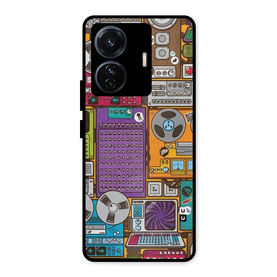 Music Decks Metal Back Case for iQOO Z6
