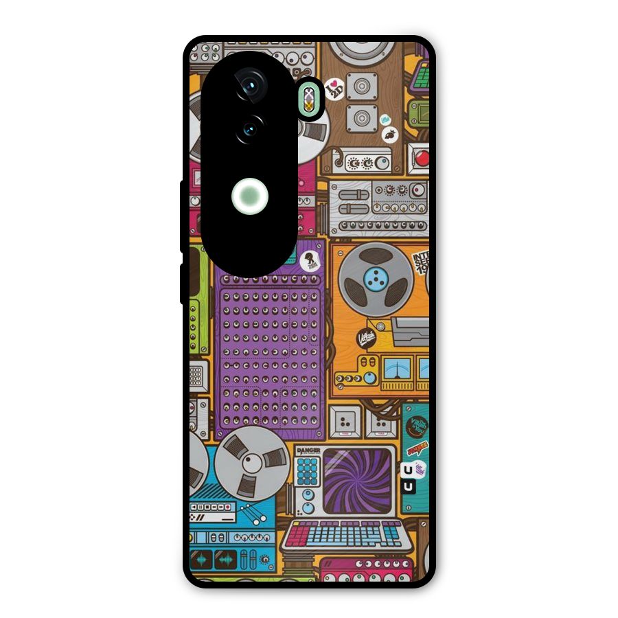 Music Decks Metal Back Case for iQOO Z9s