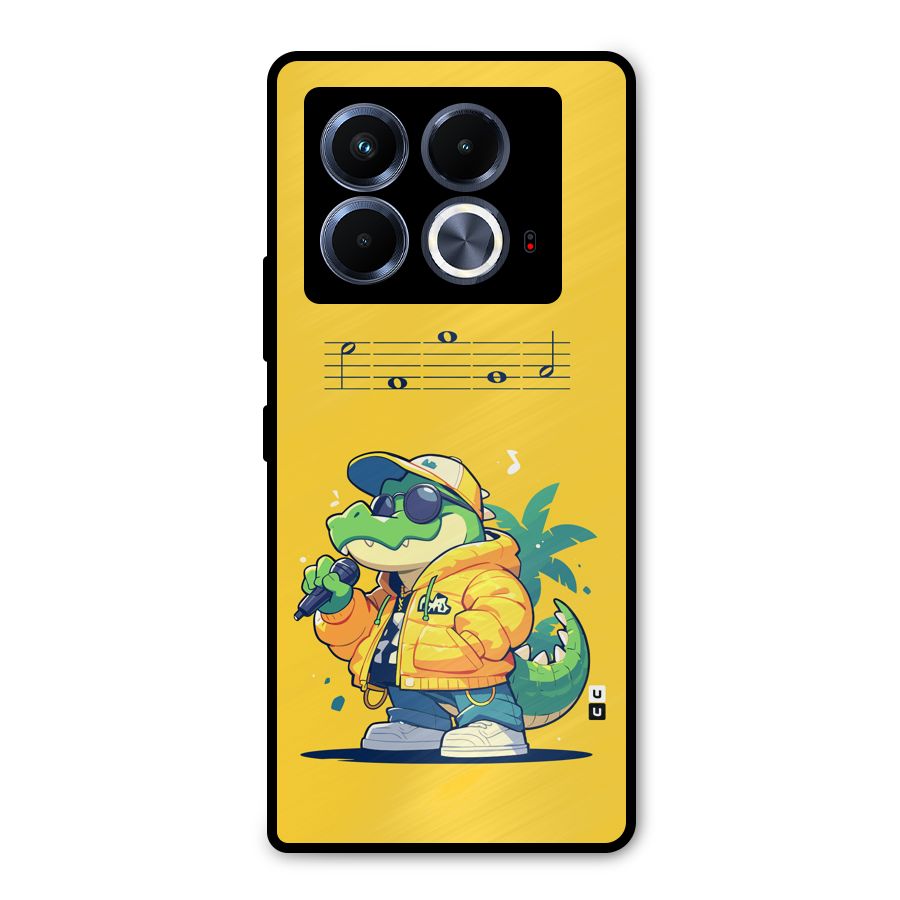 Music Gator Metal Back Case for Infinix Note 40 5G