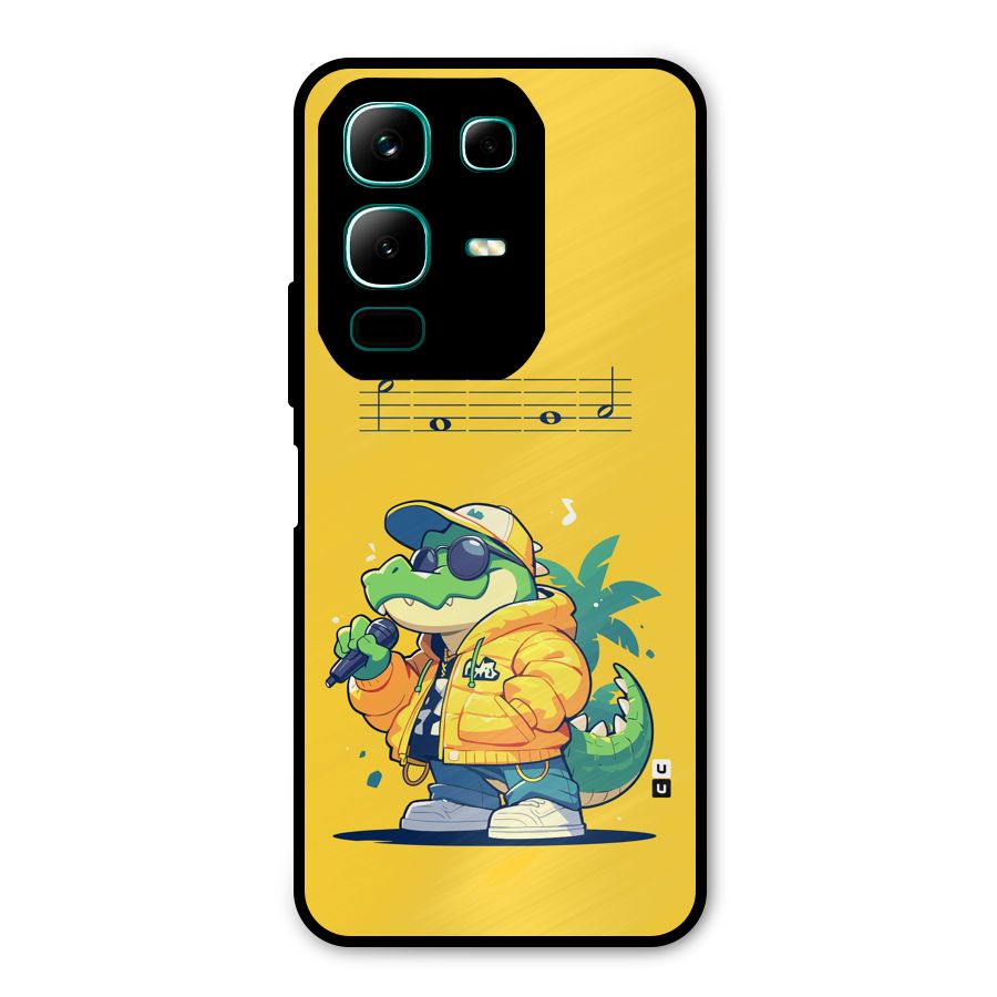 Music Gator Metal Back Case for Infinix Note 50x
