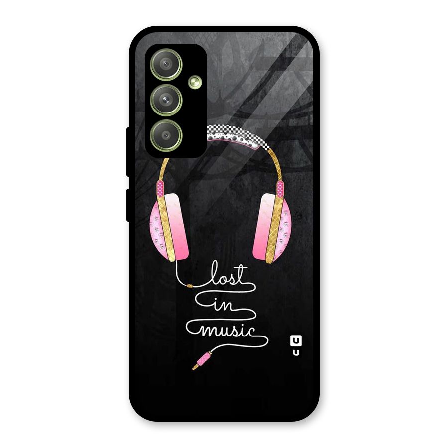 Music Lost Glass Back Case for Galaxy A54