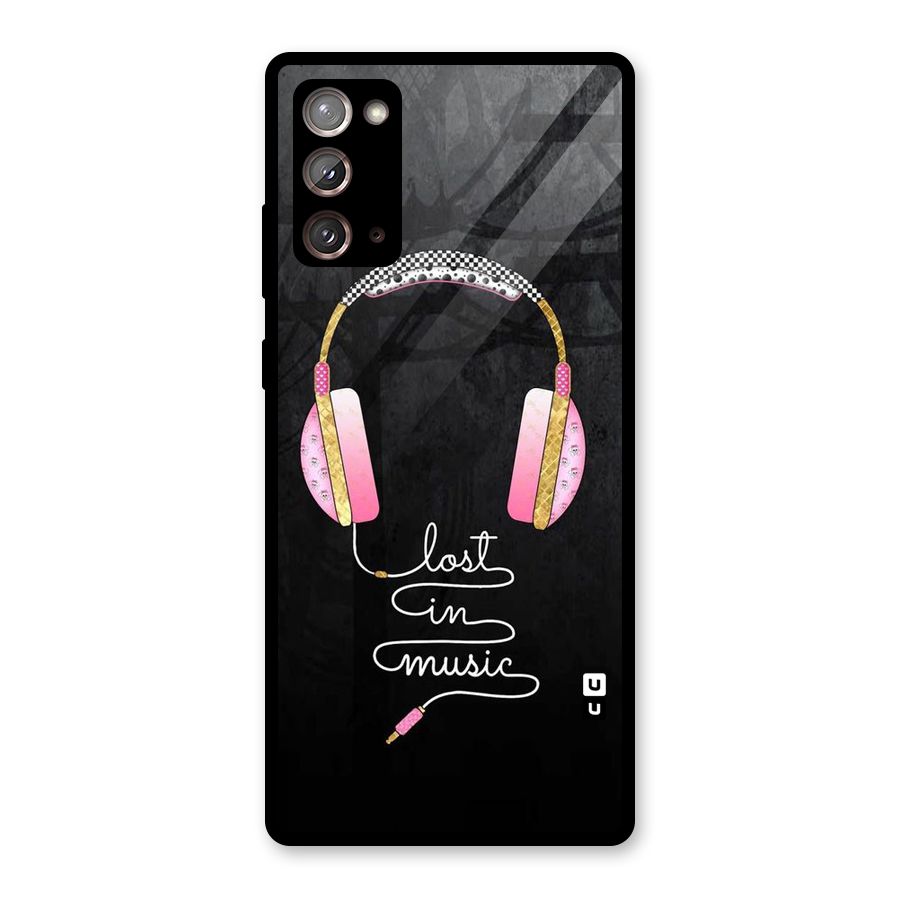 Music Lost Glass Back Case for Galaxy Note 20