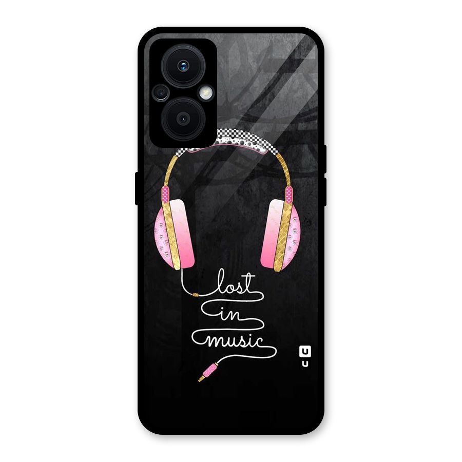 Music Lost Glass Back Case for Oppo F21s Pro 5G