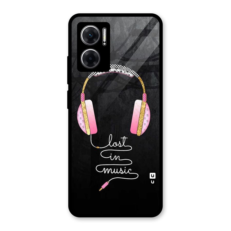Music Lost Glass Back Case for Redmi 11 Prime 5G