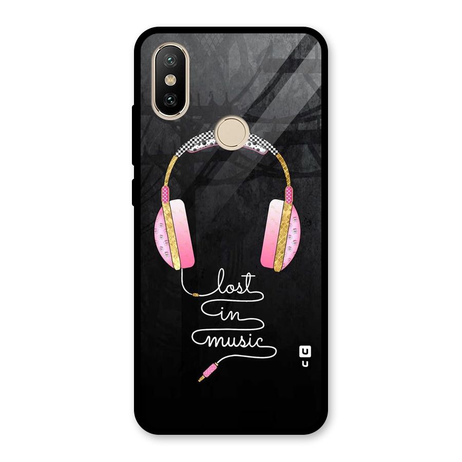 Music Lost Glass Back Case for Redmi A2