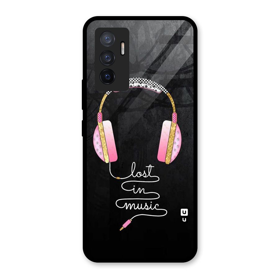 Music Lost Glass Back Case for Vivo V23e
