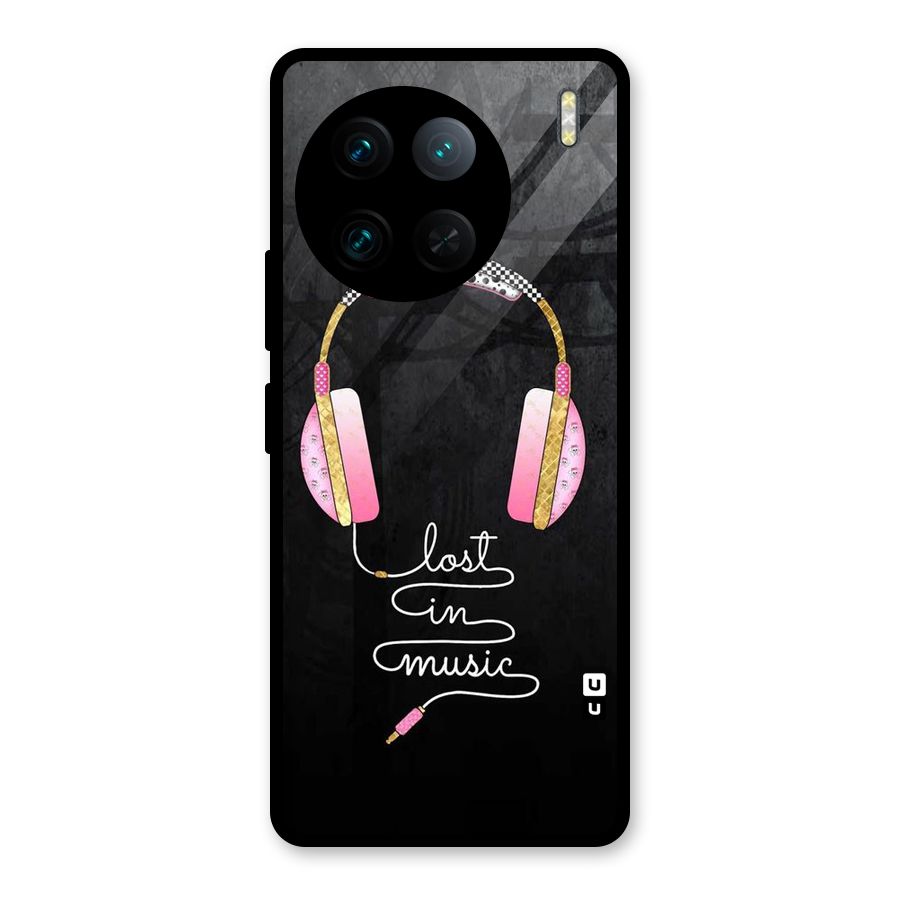 Music Lost Glass Back Case for Vivo X90 Pro