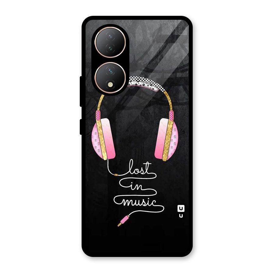 Music Lost Glass Back Case for Vivo Y100A