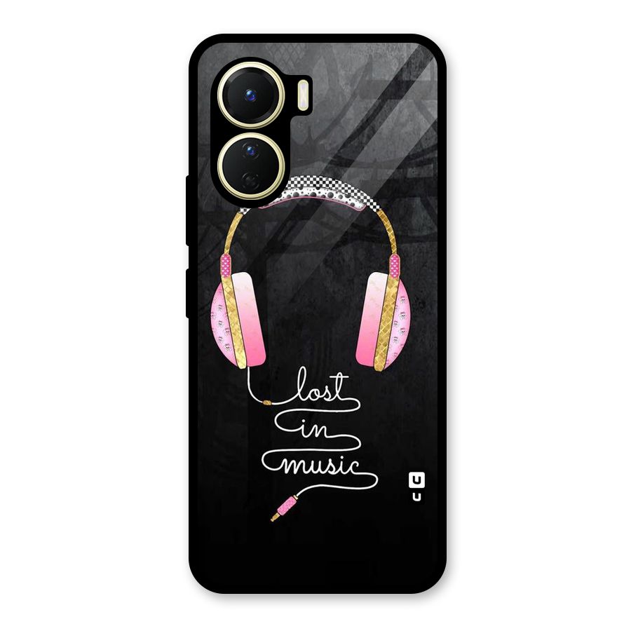 Music Lost Glass Back Case for Vivo Y16