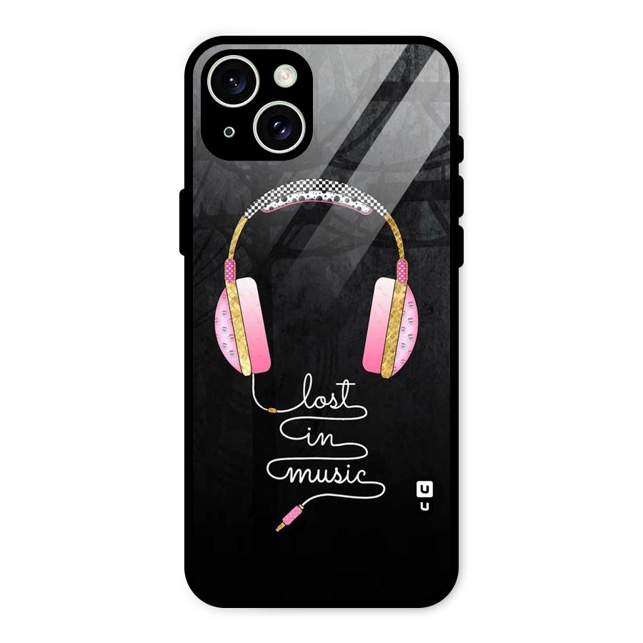 Music Lost Glass Back Case for iPhone 15 Plus
