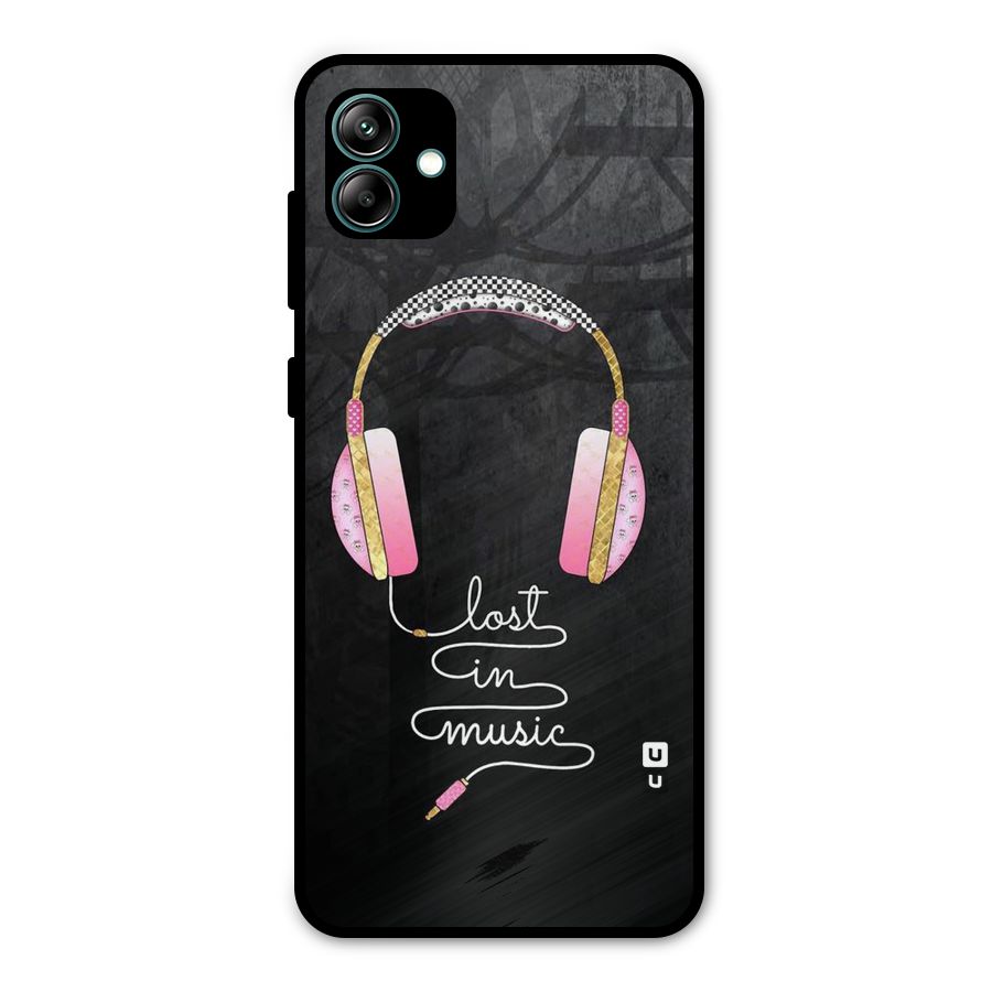 Music Lost Metal Back Case for Galaxy A04