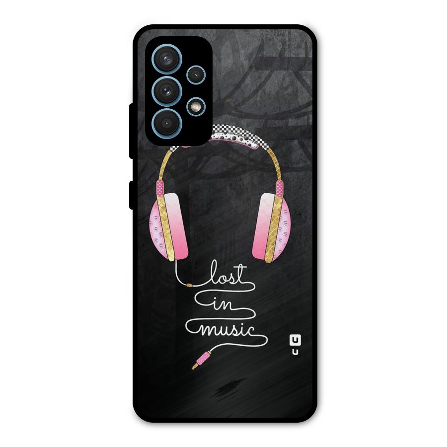 Music Lost Metal Back Case for Galaxy A32