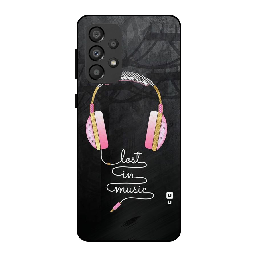Music Lost Metal Back Case for Galaxy A33 5G