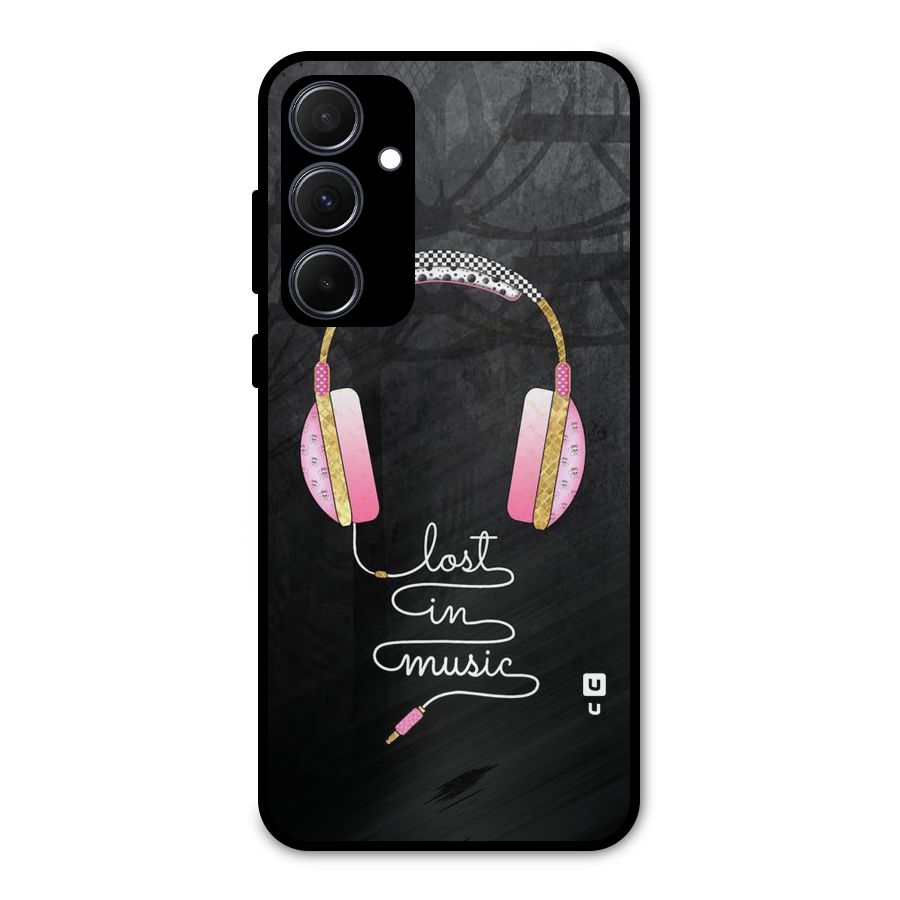 Music Lost Metal Back Case for Galaxy A35