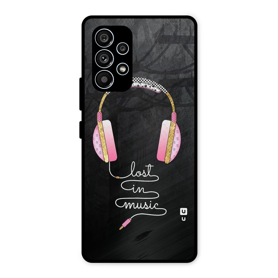 Music Lost Metal Back Case for Galaxy A53 5G