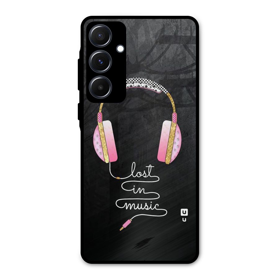 Music Lost Metal Back Case for Galaxy A55