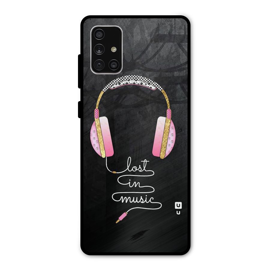 Music Lost Metal Back Case for Galaxy A71