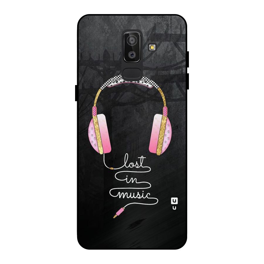 Music Lost Metal Back Case for Galaxy J8
