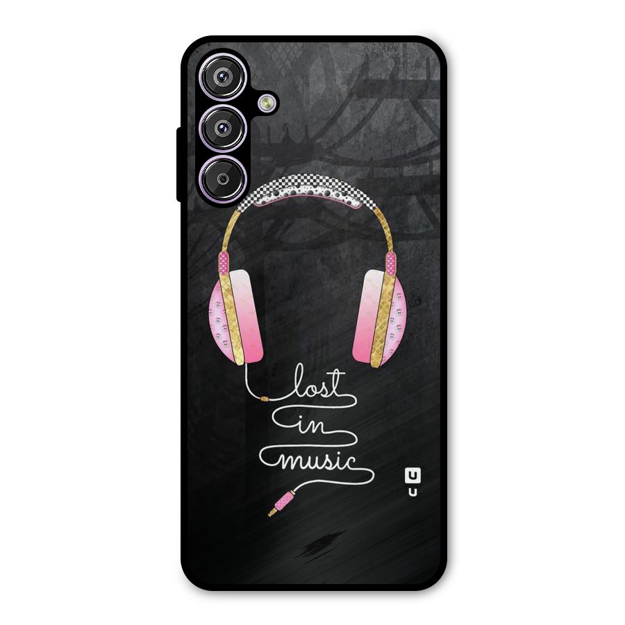 Music Lost Metal Back Case for Galaxy M15