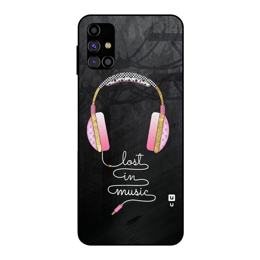Music Lost Metal Back Case for Galaxy M31s