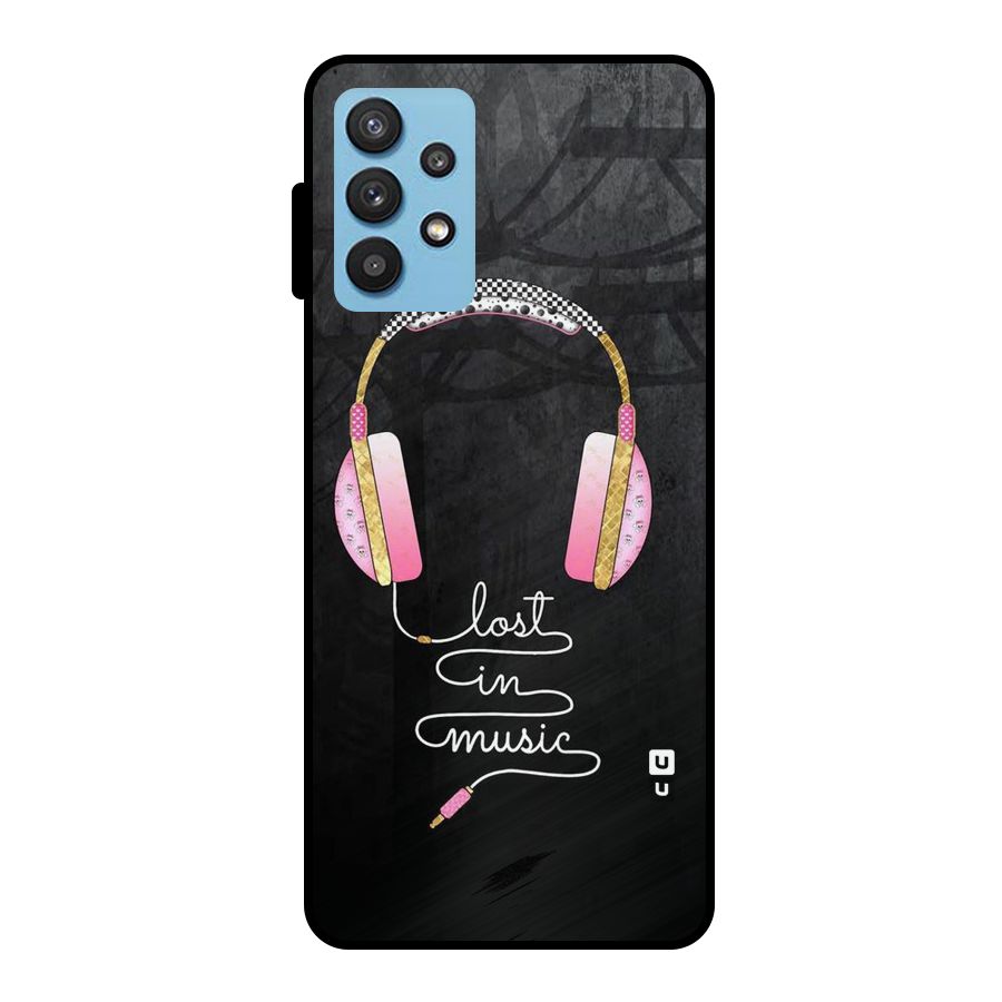 Music Lost Metal Back Case for Galaxy M32 5G