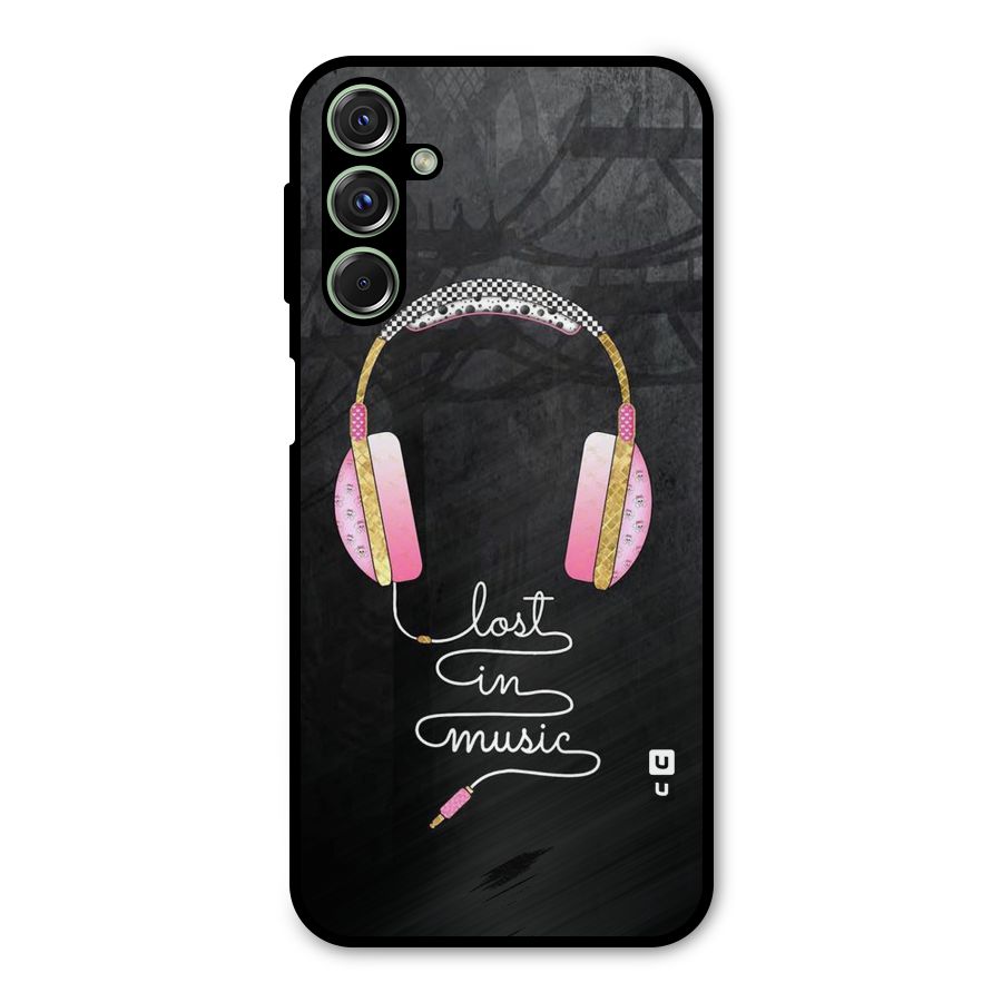 Music Lost Metal Back Case for Galaxy M34
