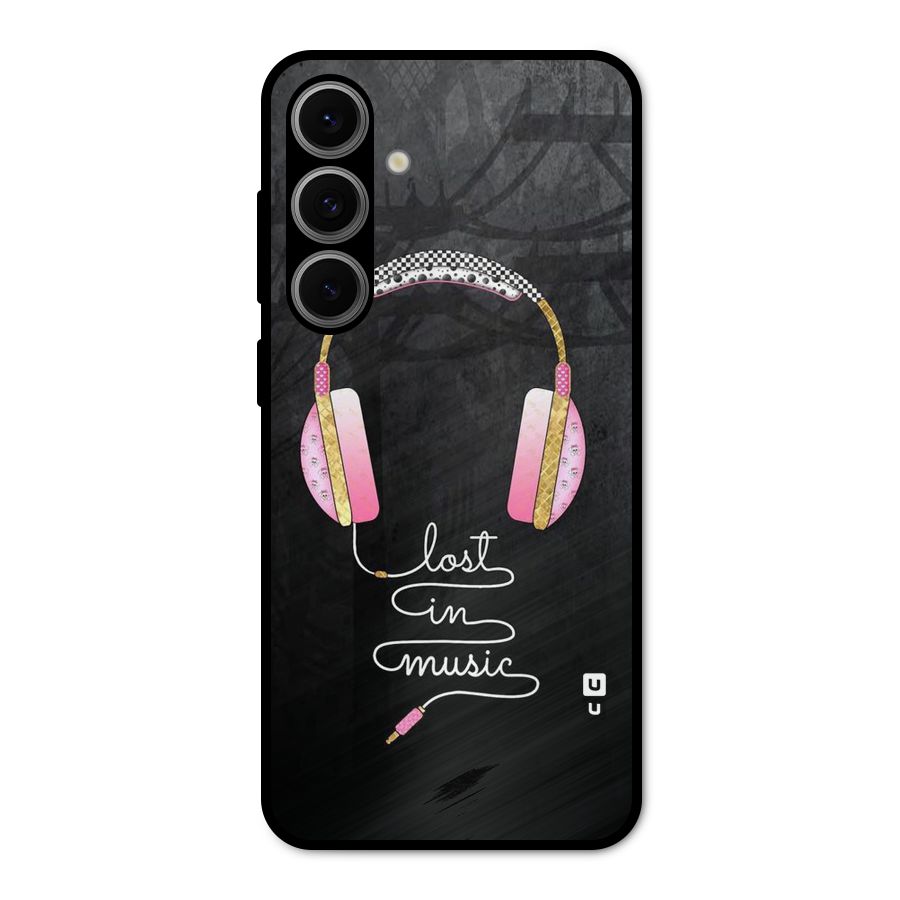 Music Lost Metal Back Case for Galaxy S24 FE
