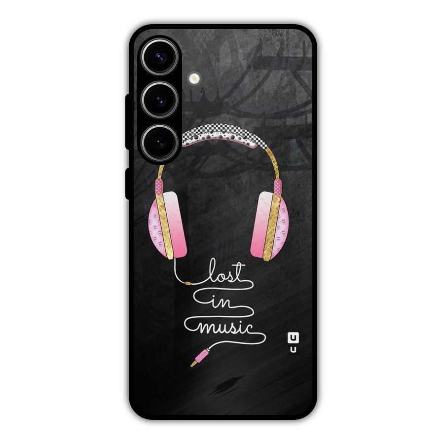 Music Lost Metal Back Case for Galaxy S24 Plus