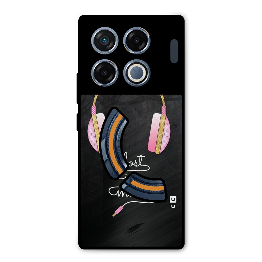 Music Lost Metal Back Case for Infinix GT 20 Pro