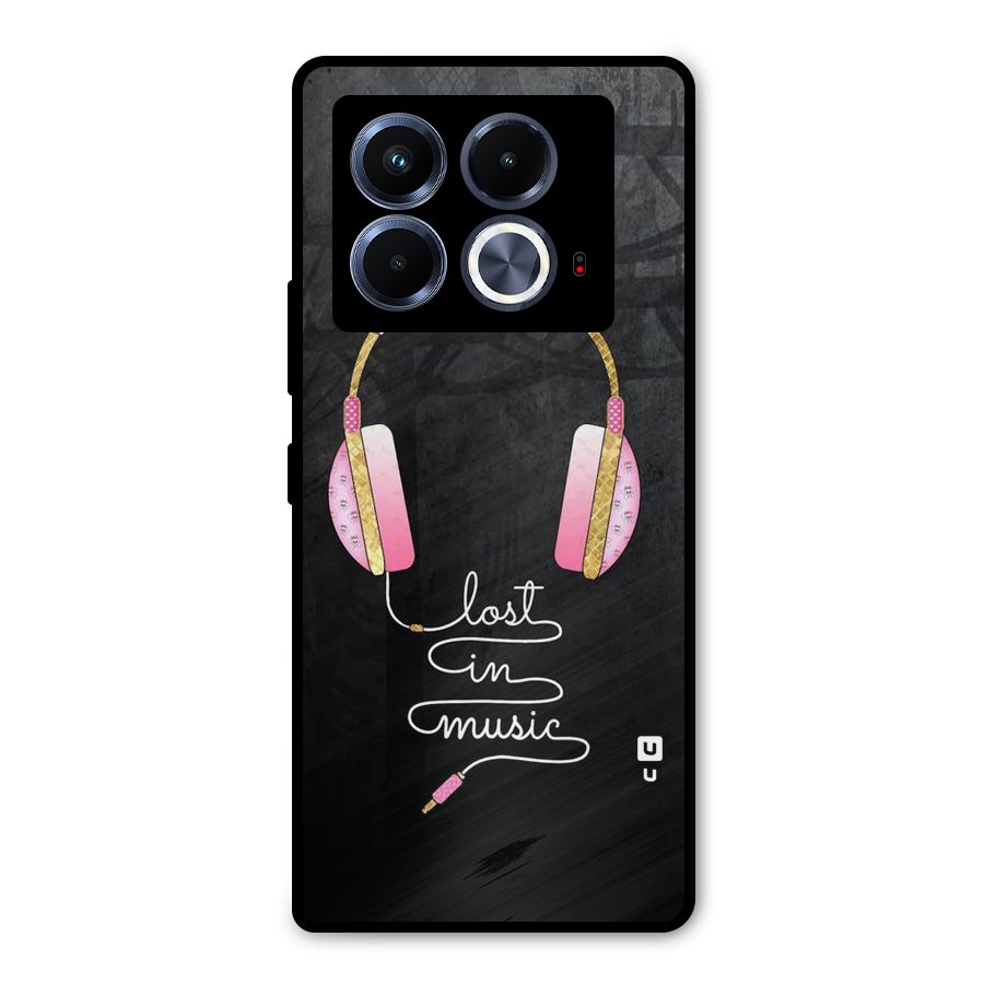 Music Lost Metal Back Case for Infinix Note 40 5G