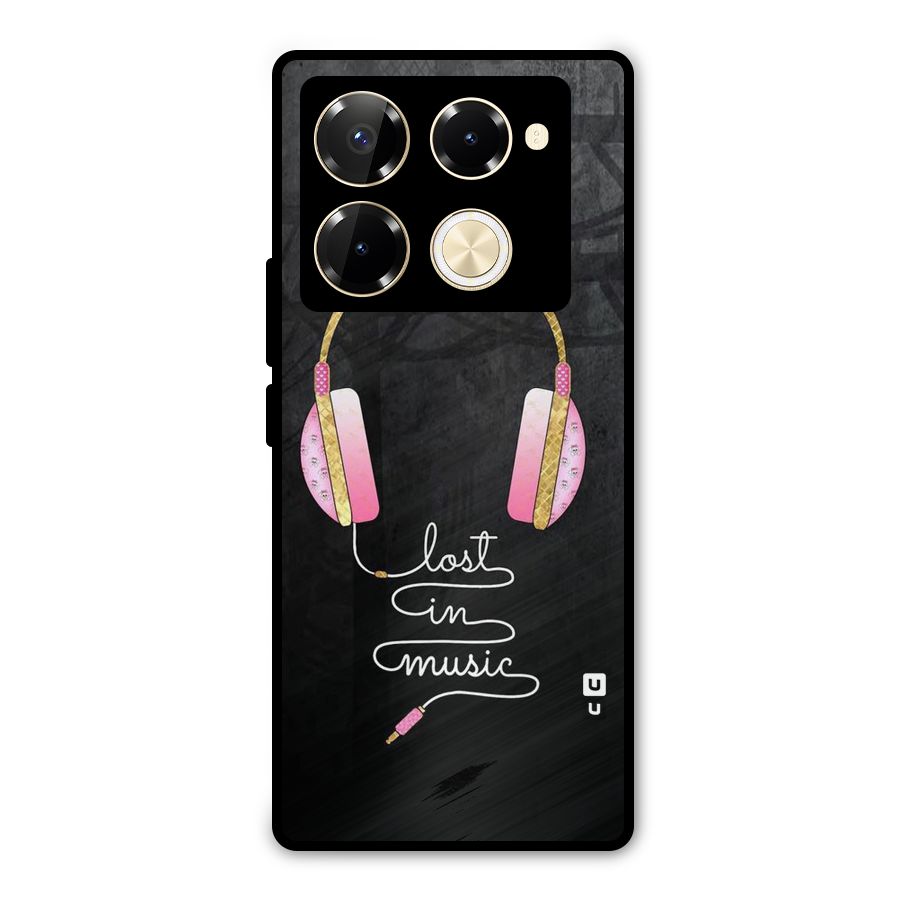 Music Lost Metal Back Case for Infinix Note 40 Pro