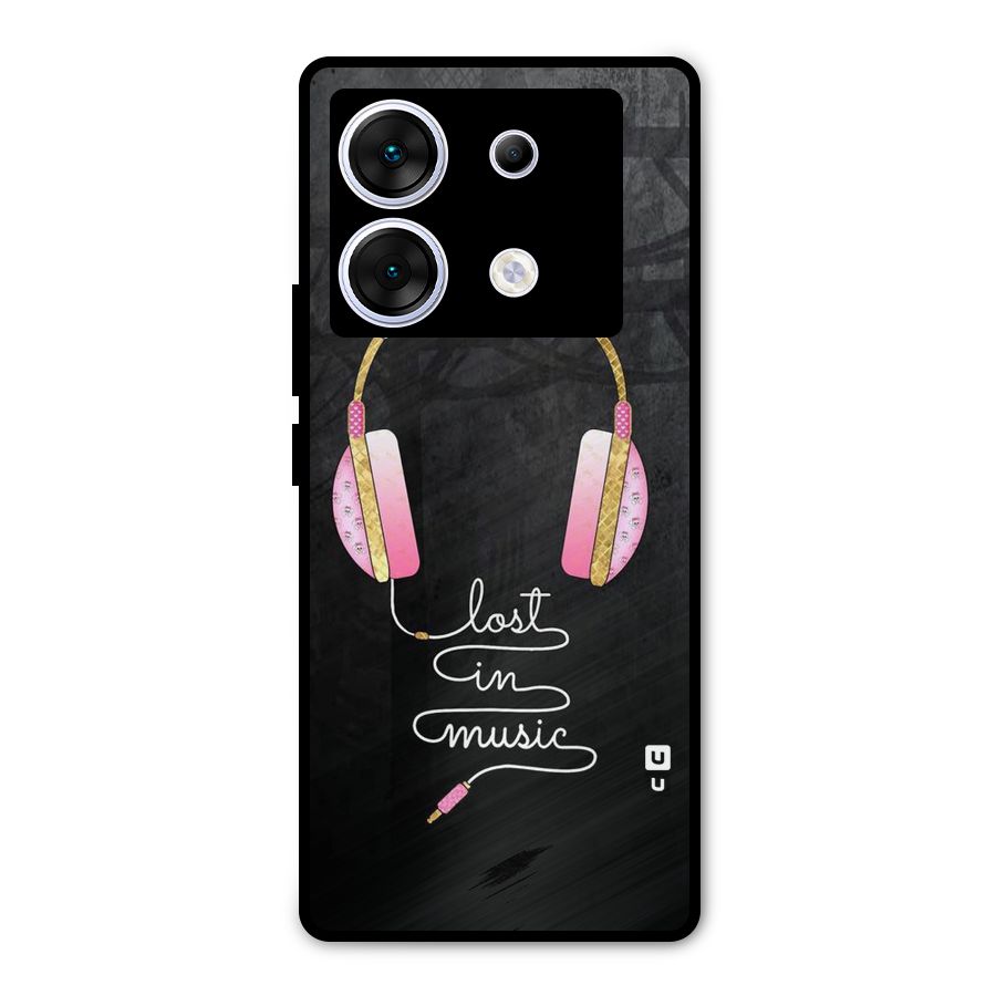 Music Lost Metal Back Case for Infinix Zero 30 5G