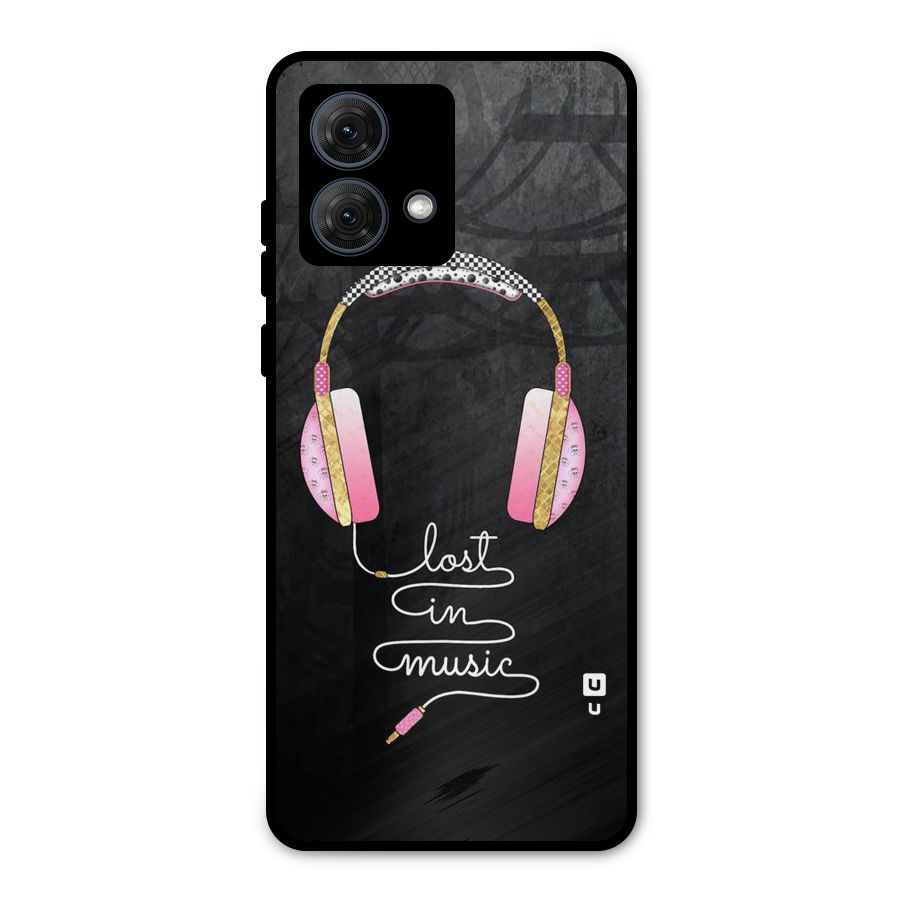 Music Lost Metal Back Case for Moto G84