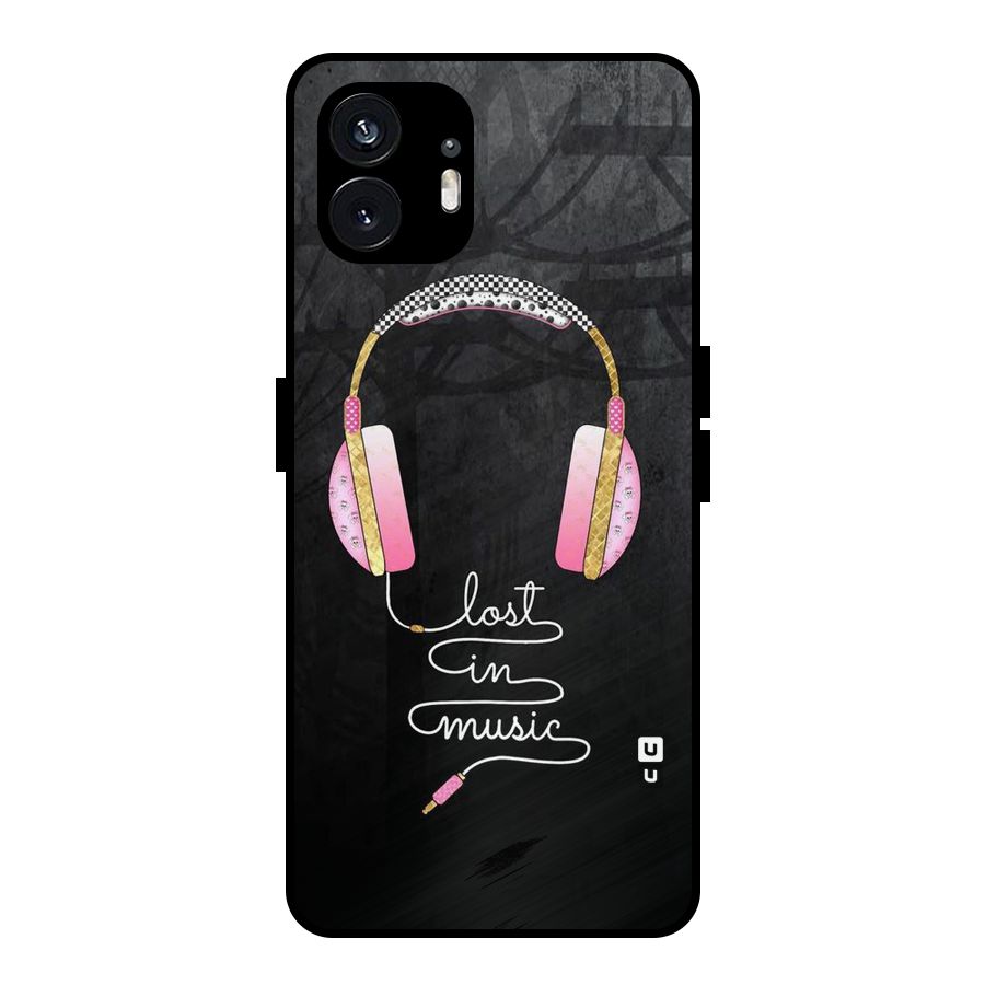 Music Lost Metal Back Case for Nothing Phone 2