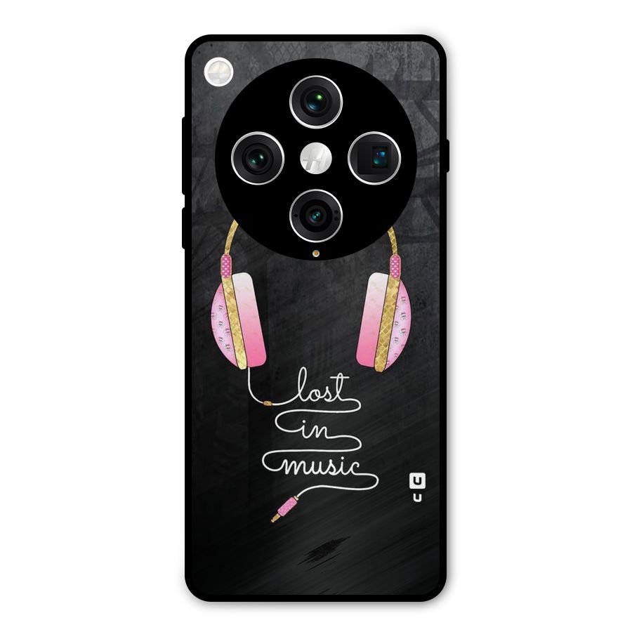 Music Lost Metal Back Case for Oppo Find X8 Pro